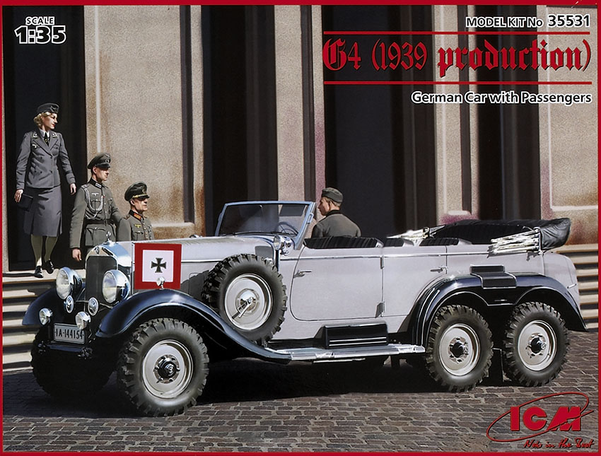 ICM 1:24 scale model kit Typ G4 German Personnel Car   ICM24011 1935 Prod